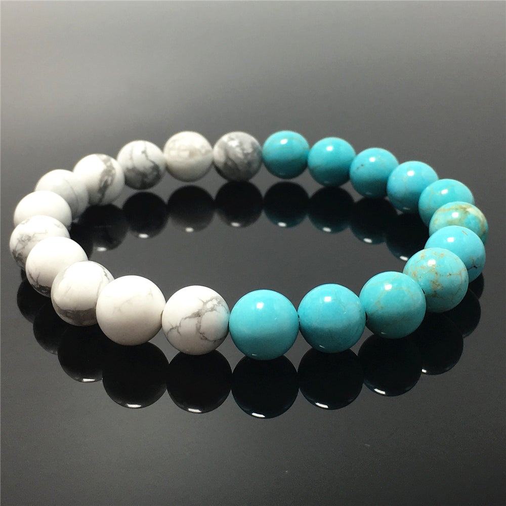 Turquoise Howlite Handmade Precious Bracelets Jewelry