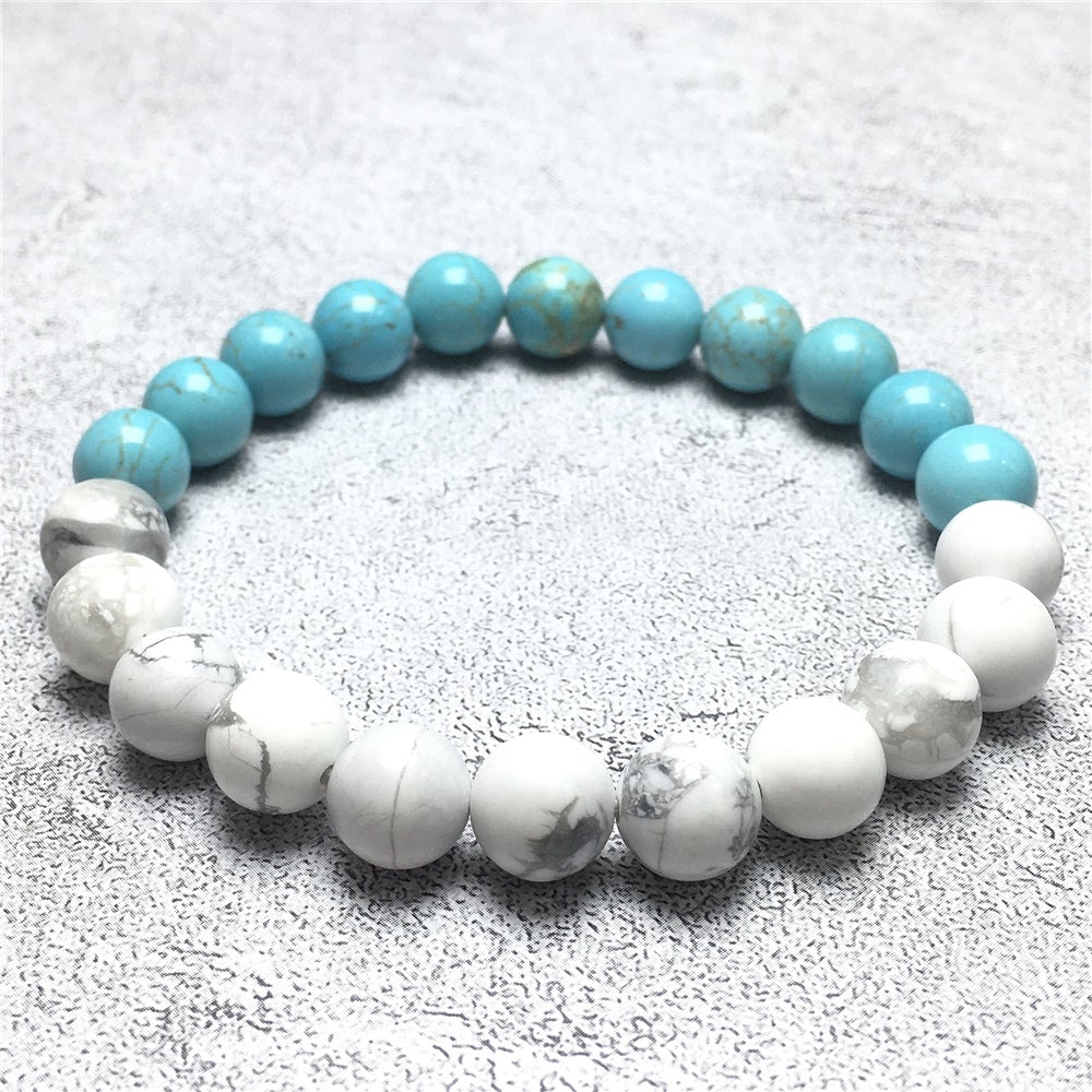 Turquoise Howlite Handmade Precious Bracelets Jewelry