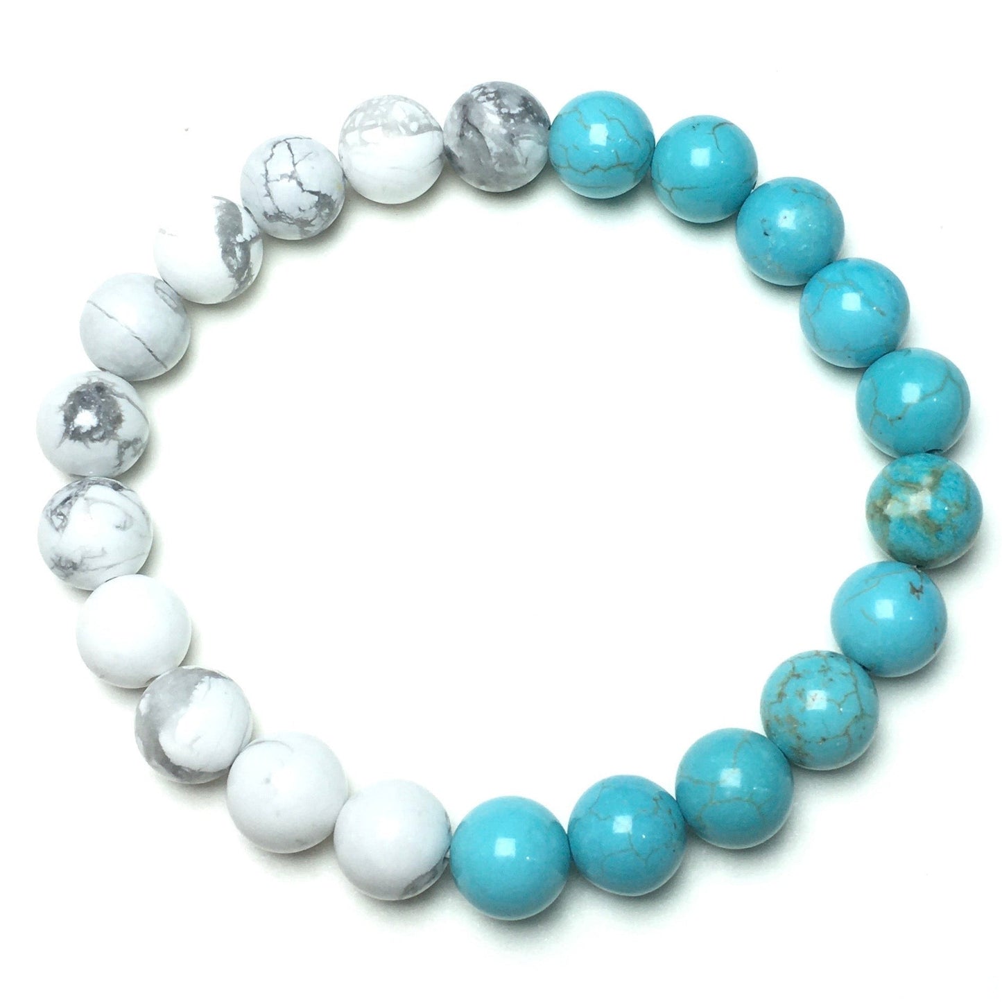 Turquoise Howlite Handmade Precious Bracelets Jewelry