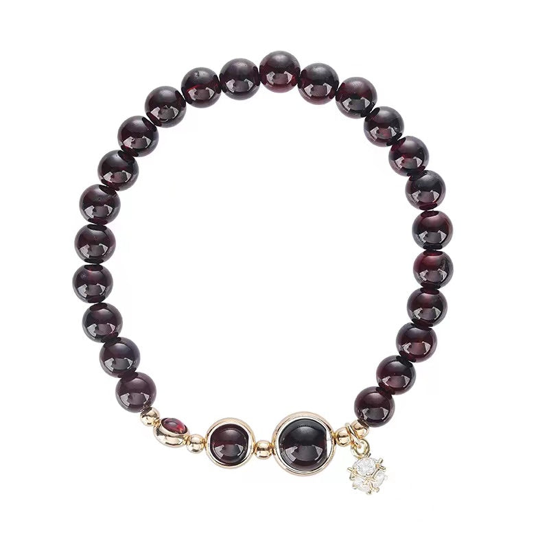 Natura High Qualityl Garnet Design Bracelet -vsl1330