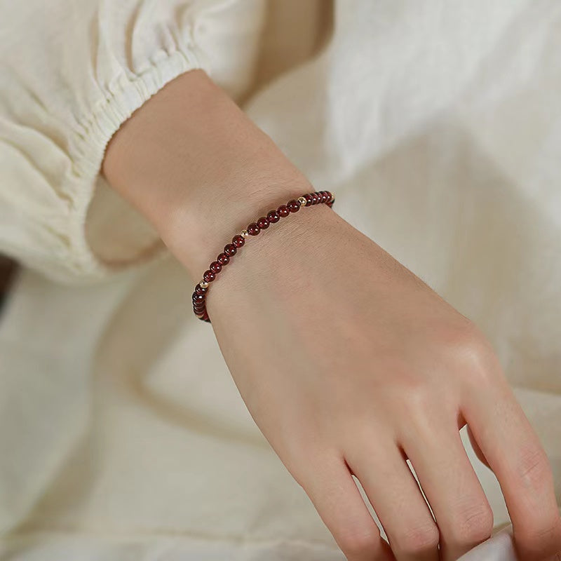 Natural High Quality Garnet Design Bracelets -vsl815