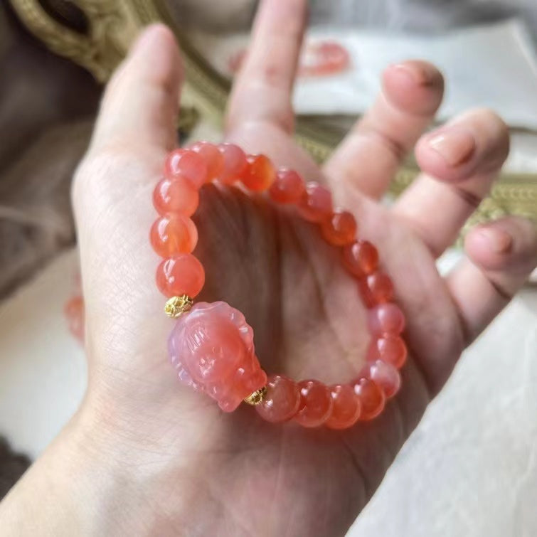 Natural Yanyuan Agate High Grade Design Bracelets Colletion