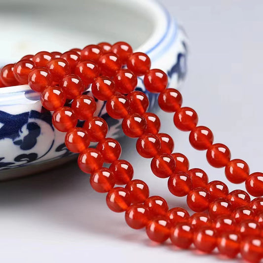 Natural Red Agate Round beads Healing Gemstone Loose Beads DIY Jewelry Making Design AAA Quality  4mm 6mm 8mm 10mm 12mm