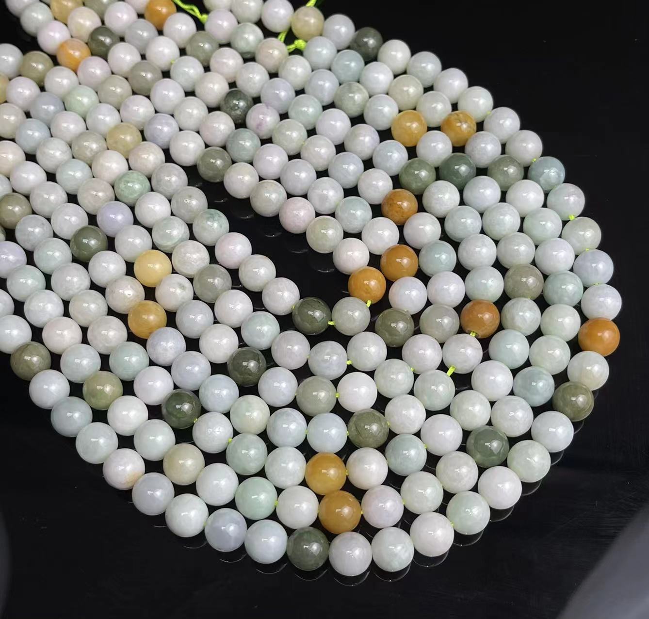 Natural Multi Burma Jade Stone Healing Gemstone Loose Bead DIY Jewelry Making AAA Quality 6mm 8mm 10mm