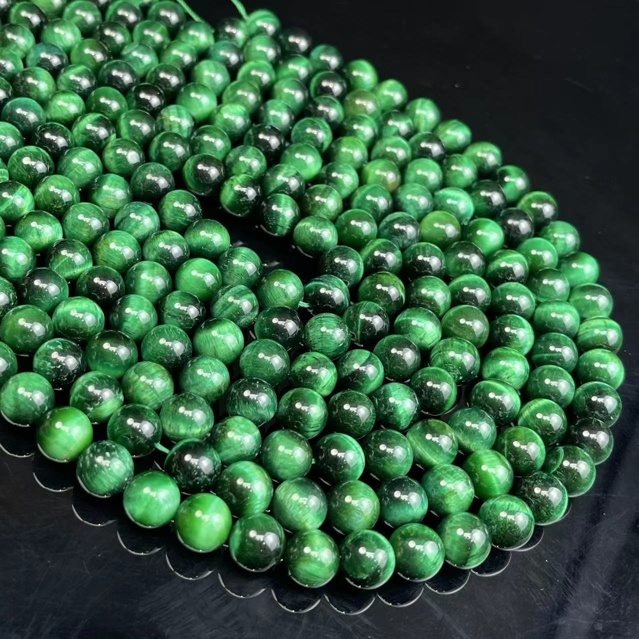 Natural Hot Green Tiger Eye Round Beads Healing Gemstone Loose Bead DIY Jewelry Making Design AAA Quality 6mm 8mm 10mm 12mm