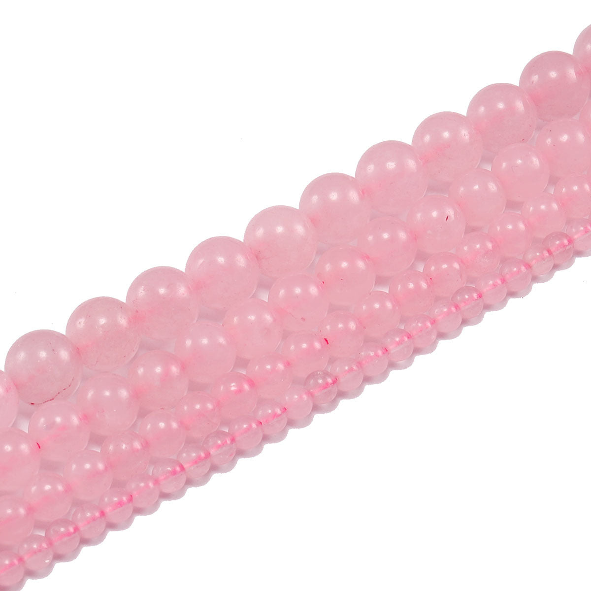 Natural Rose Quartz Round beads Healing Gemstone Loose Beads DIY Jewelry Making Design AAA Quality  4mm 6mm 8mm 10mm 12mm