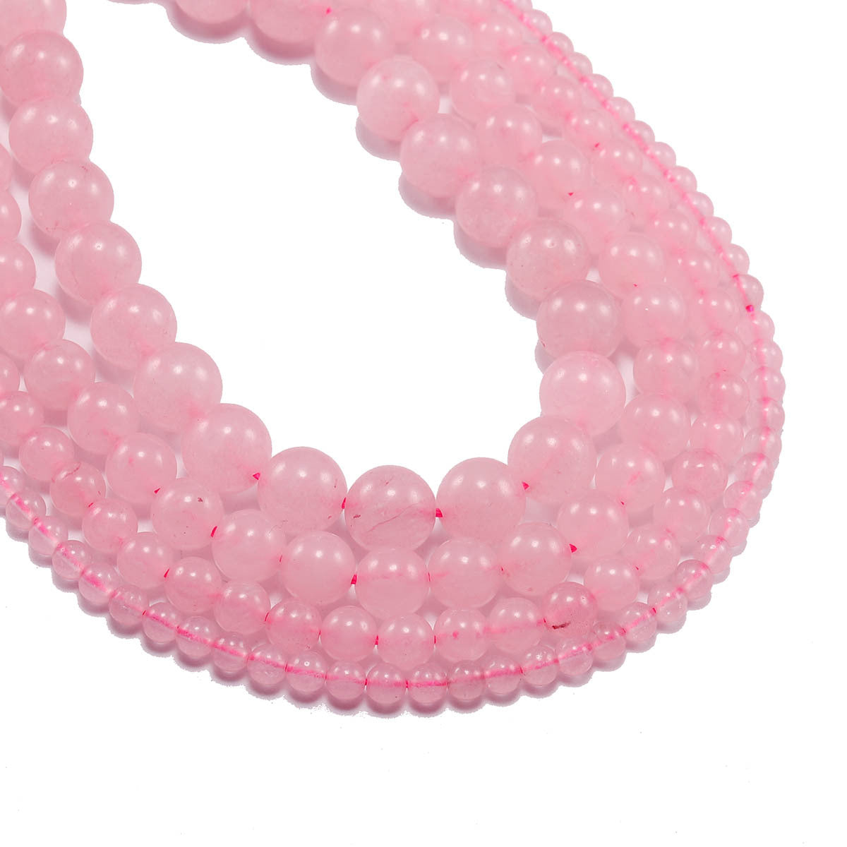 Natural Rose Quartz Round beads Healing Gemstone Loose Beads DIY Jewelry Making Design AAA Quality  4mm 6mm 8mm 10mm 12mm