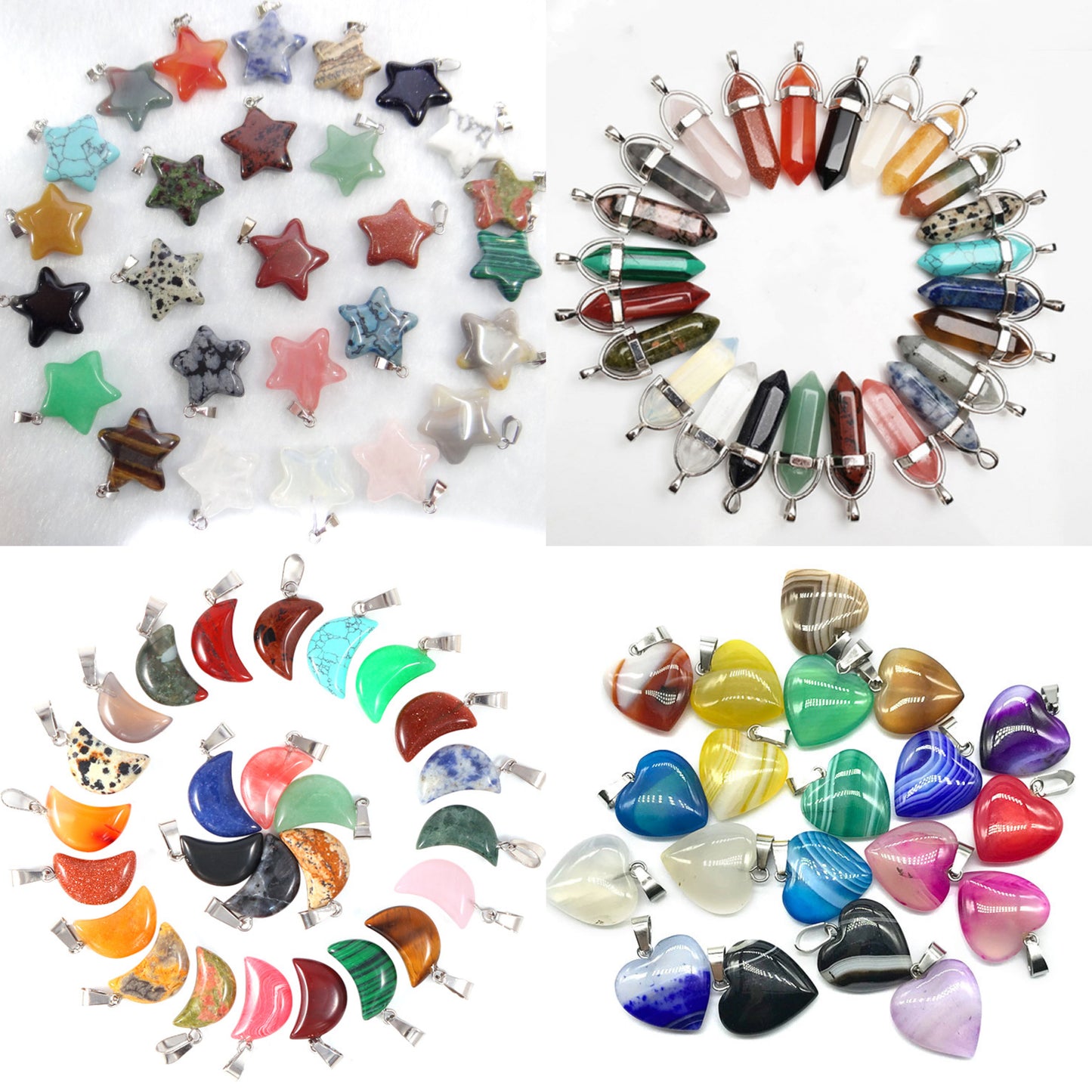 Crystal Pendants Random 20PCS Picks