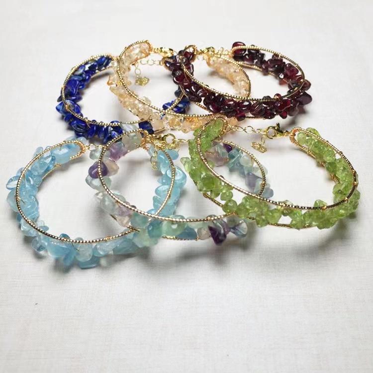 Crystal Adjustable Bangles Random 5PCS Picks