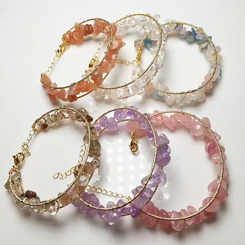 Crystal Adjustable Bangles Random 5PCS Picks