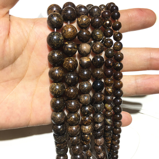 Natural Bronzite Beads Healing Energy Gemstone Loose Beads DIY Jewelry Making Design AAA Quality 4mm 6mm 8mm 10mm 12mm