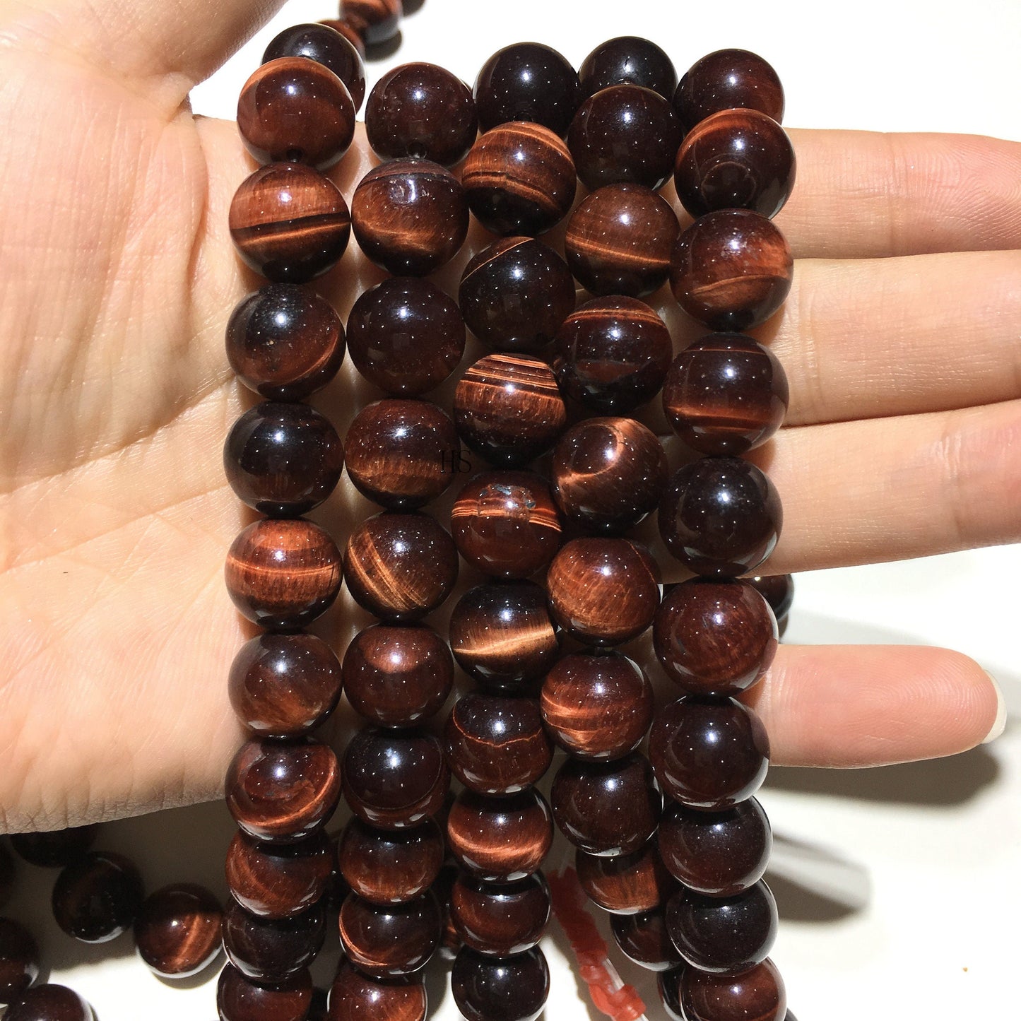 Natural Red Tiger Eys Round Beads Healing Energy Gemstone Loose Beads DIY Jewelry Making for  AAA Quality 6mm 8mm 10mm 12mm