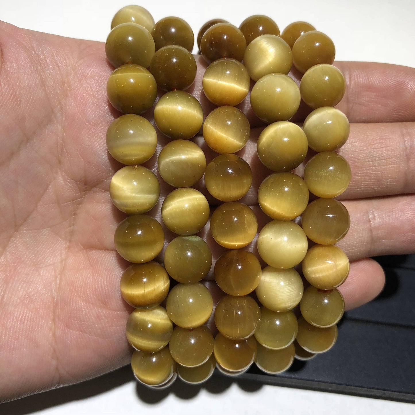 Natural Honey Tiger Eye  Round Beads Energy Gemstone Loose Beads for Jewelry Making Fashion Design AAAAA Quality