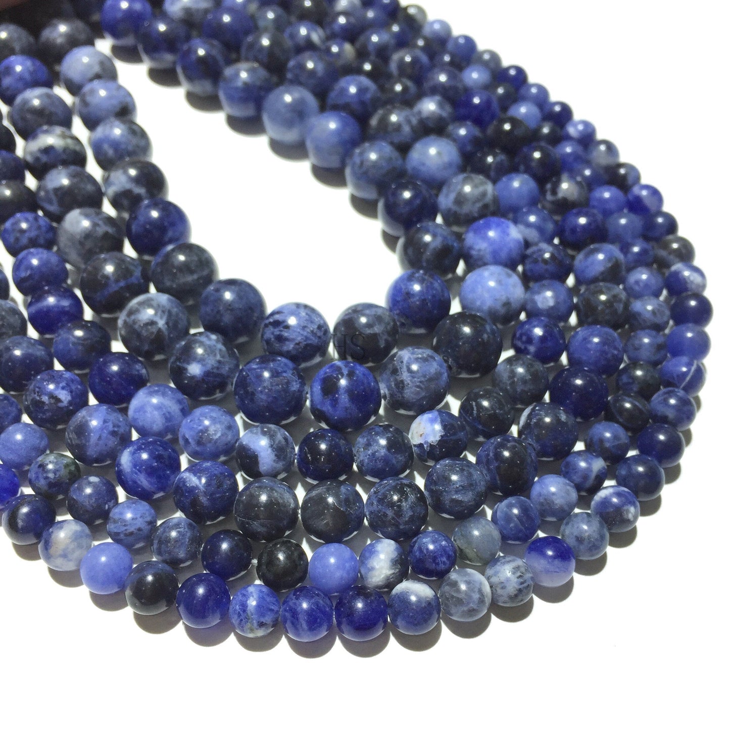 Natural Sodalite & Blue Jasper Round Beads Healing Gemstone Loose Beads DIY Jewelry Making for  AAA Quality 6mm 8mm 10mm