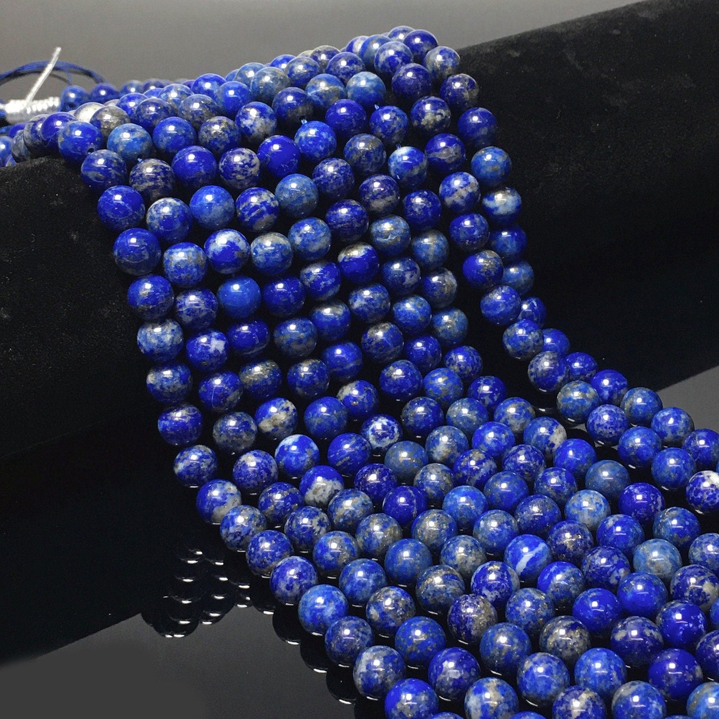 Natural Blue Lapis Lazuli Round Beads Energy Gemstone Loose Bead For DIY Jewelry Making Design AAA Quality