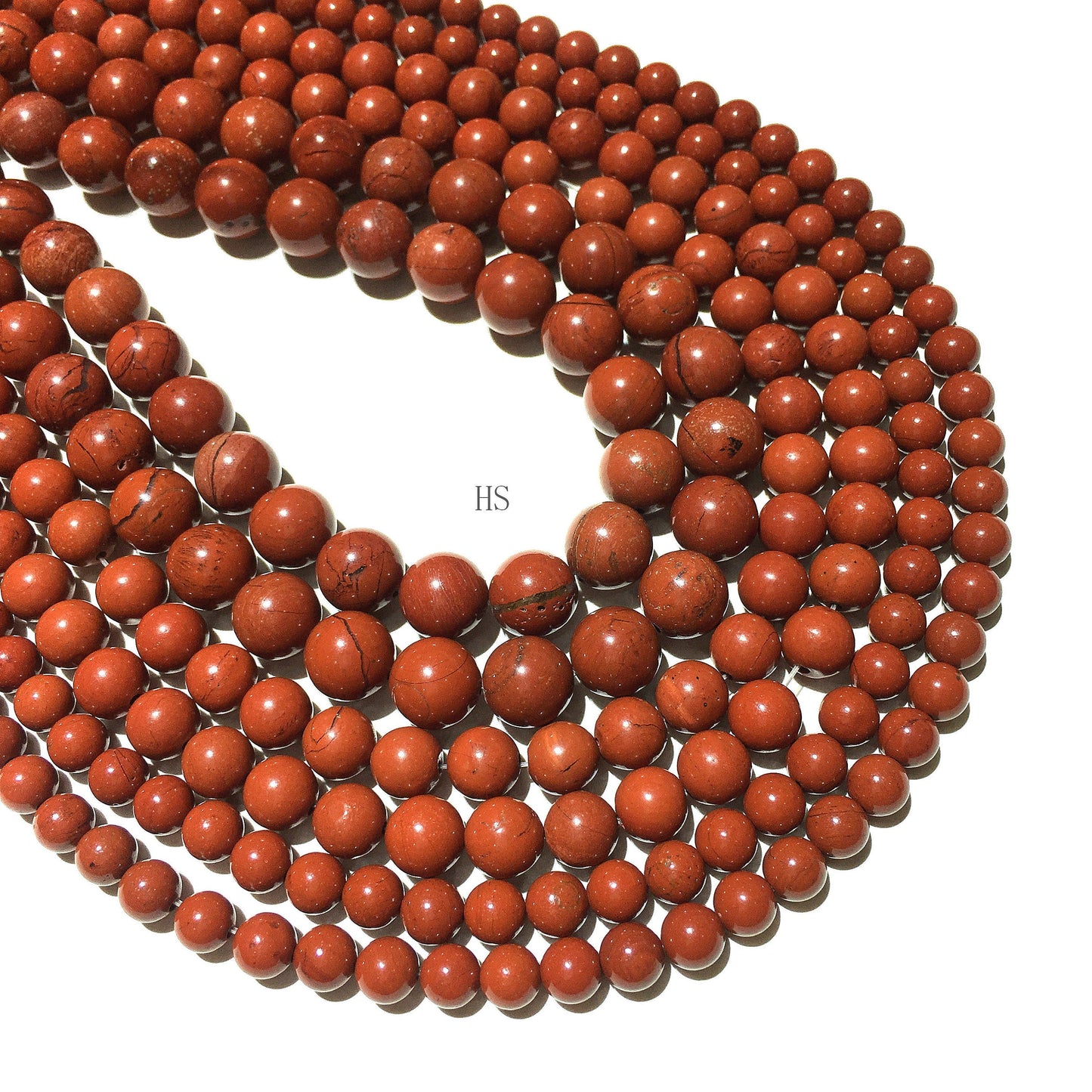 Natural Red Jasper Round Beads Healing Energy Gemstone Loose Bead DIY Jewelry Making for  AAA Quality 4mm 6mm 8mm 10mm 12mm