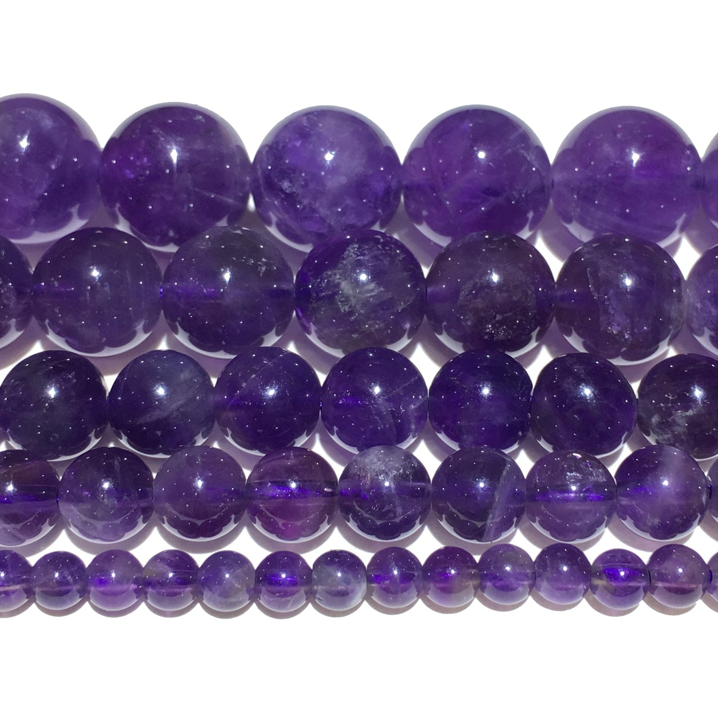 Natural Amethyst Round beads Healing & Energy Gemstone Loose Beads for DIY Jewelry Making  AAA Quality 4mm 6mm 8mm 10mm