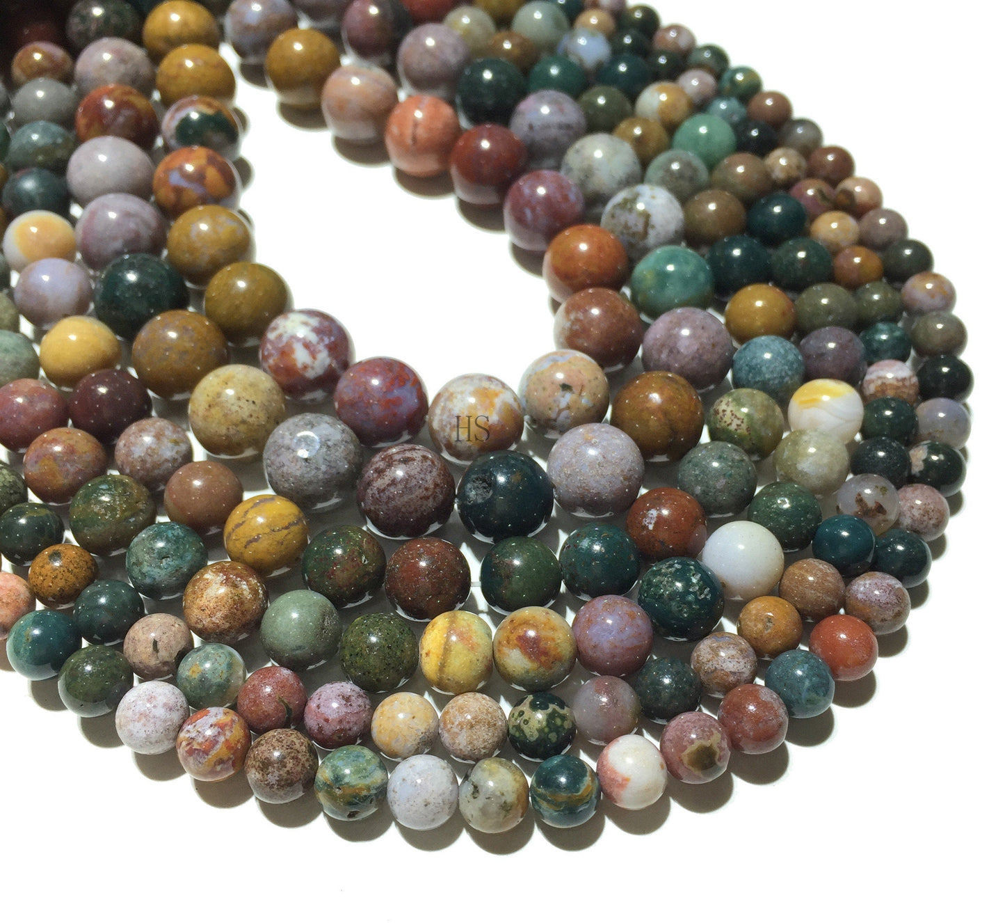 Natural Indian Agate Round Beads Healing Gemstone Loose Beads DIY Jewelry Making for  AAA Quality 4mm 6mm 8mm 10mm 12mm