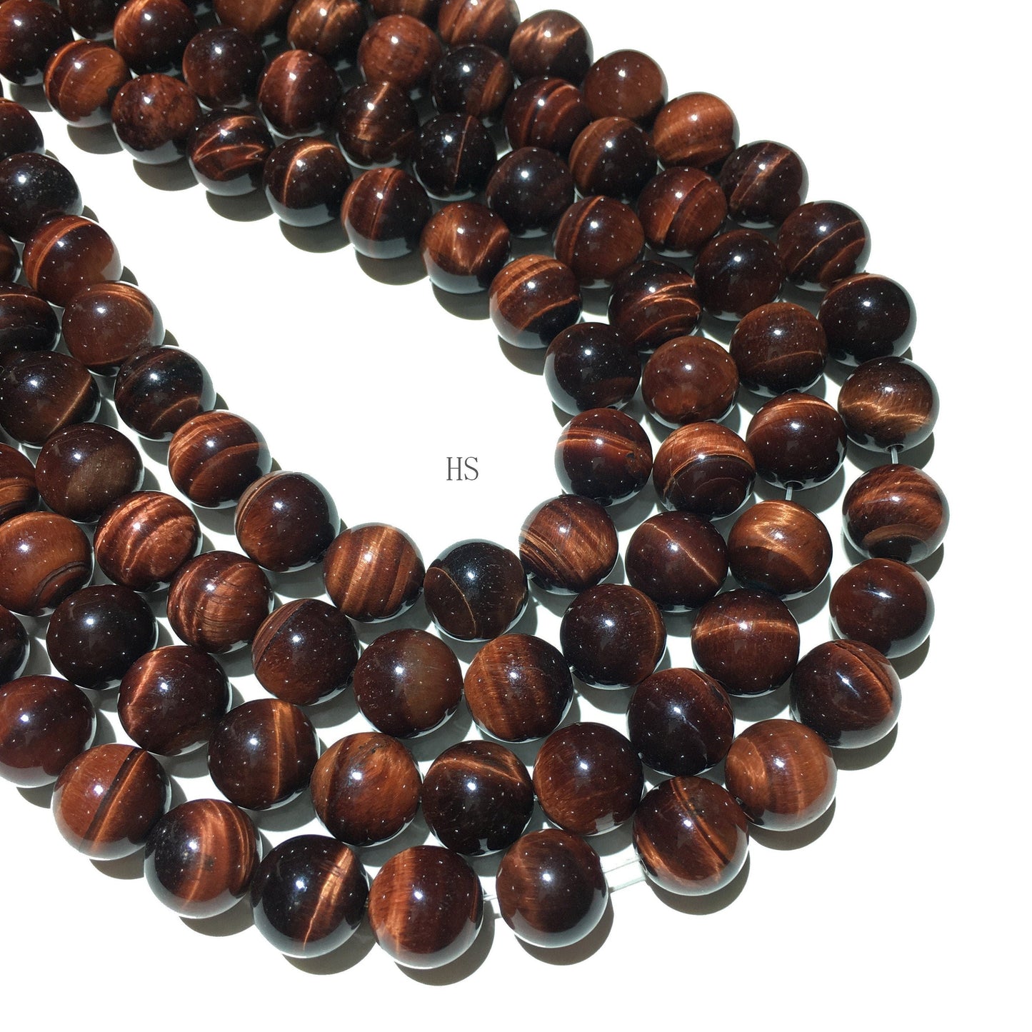 Natural Red Tiger Eys Round Beads Healing Energy Gemstone Loose Beads DIY Jewelry Making for  AAA Quality 6mm 8mm 10mm 12mm