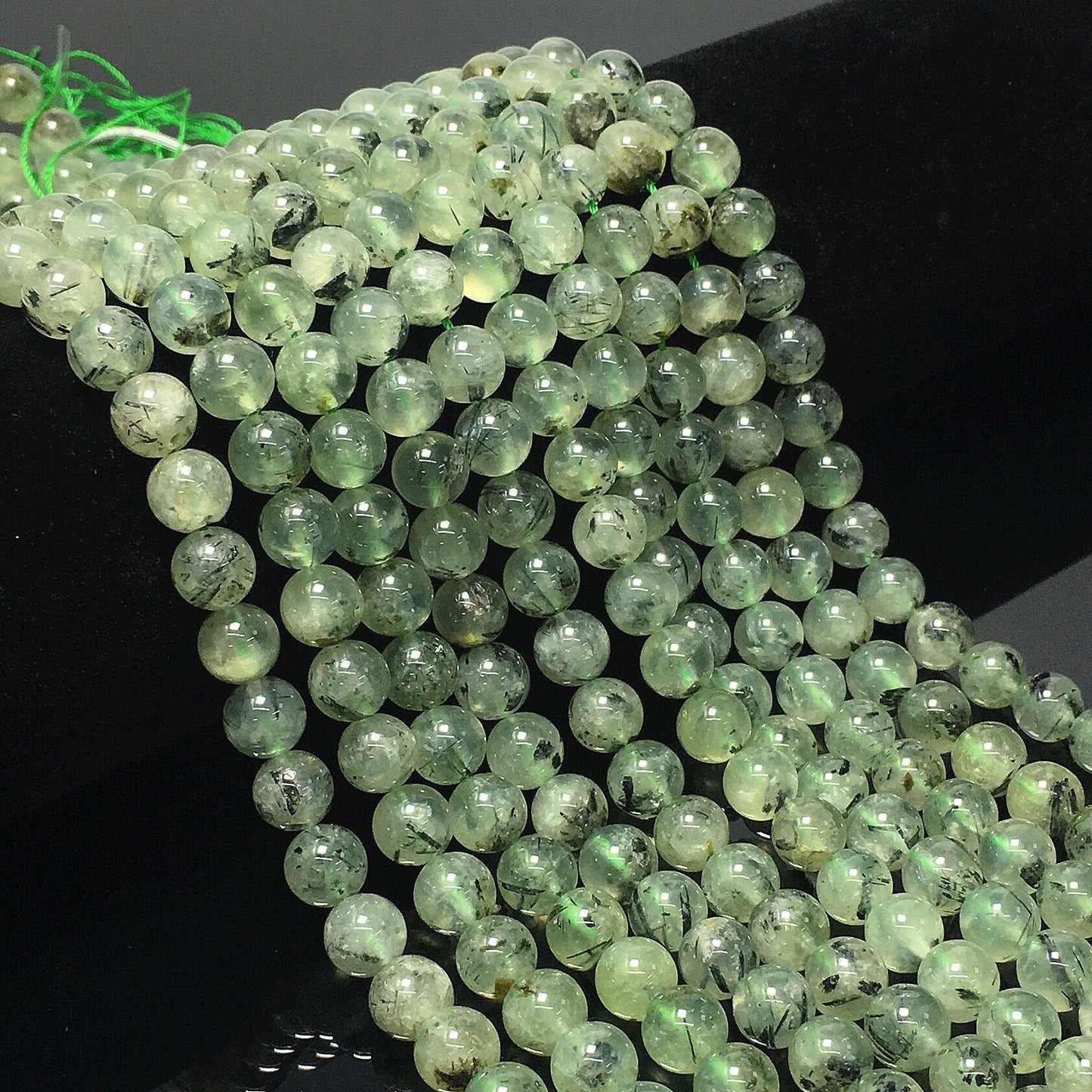 Natural Green Prehnite Round Beads Healing Energy Gemstone Loose Beads For DIY Jewelry Making AAA Quality 6mm 8mm 10mm