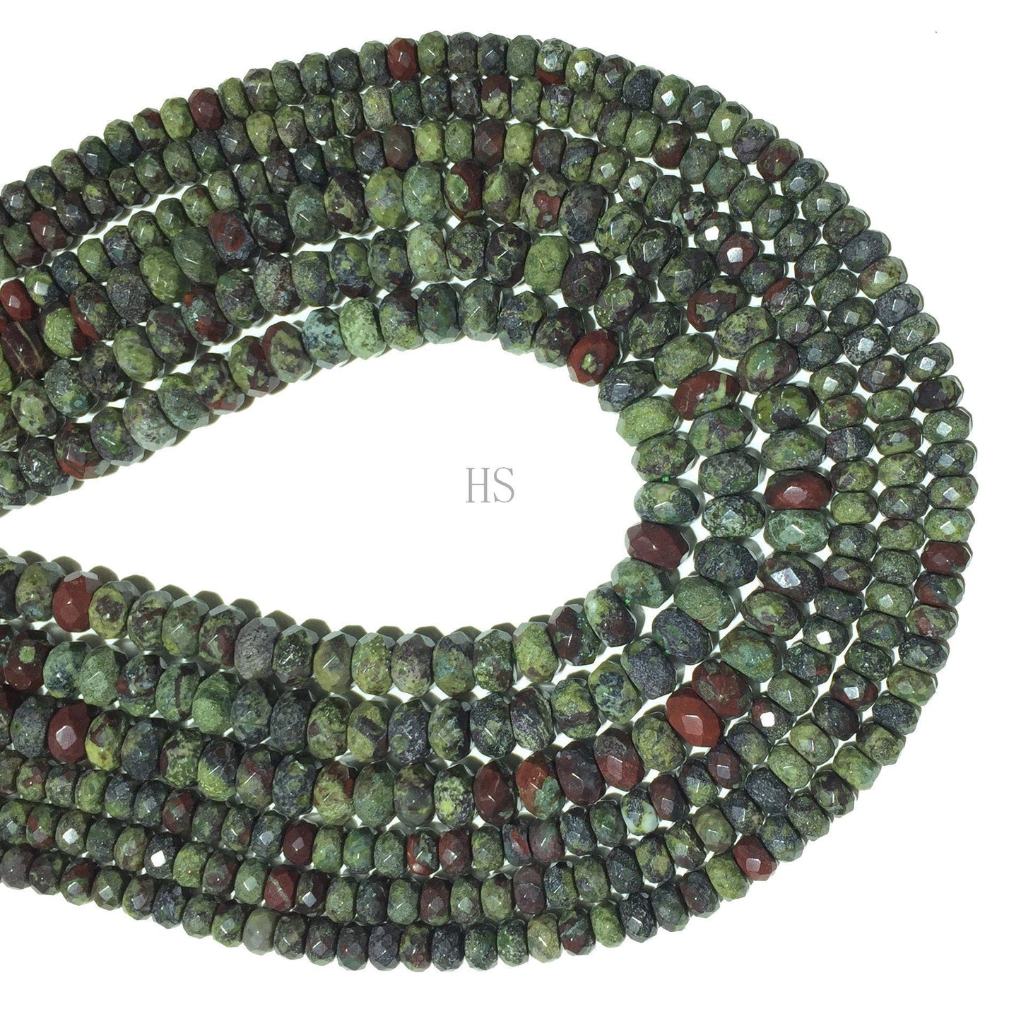 Natural Dragon Blood Stone Jasper Highly Polished Faceted Rondelle Gemstone Loose Beads for Jewelry Making and Design AAA Quality 16inch