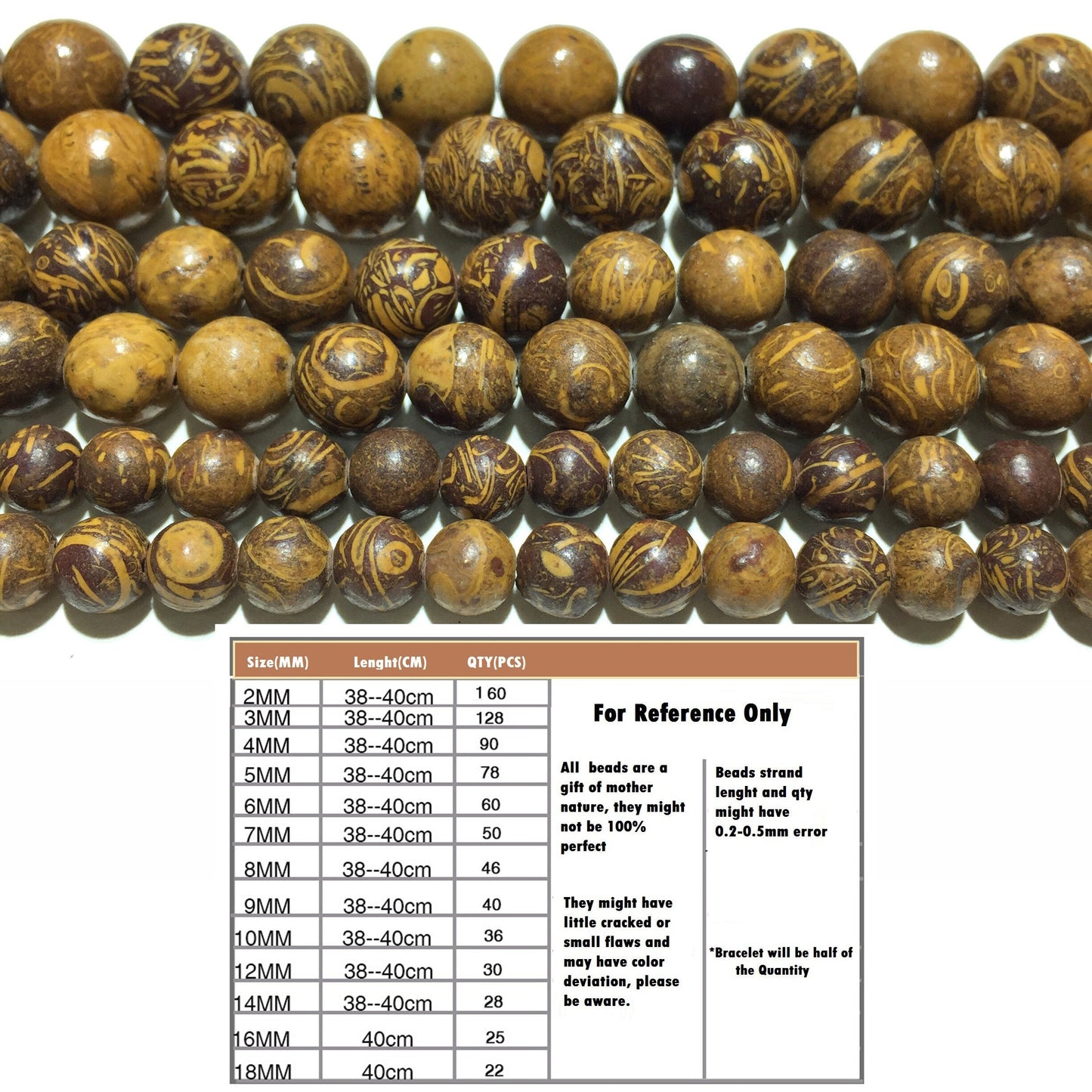 Natural Elephant Skin Jasper Round Beads Healing Gemstone Loose Bead DIY Jewelry Making for  AAA Quality 6mm 8mm 10mm 12mm