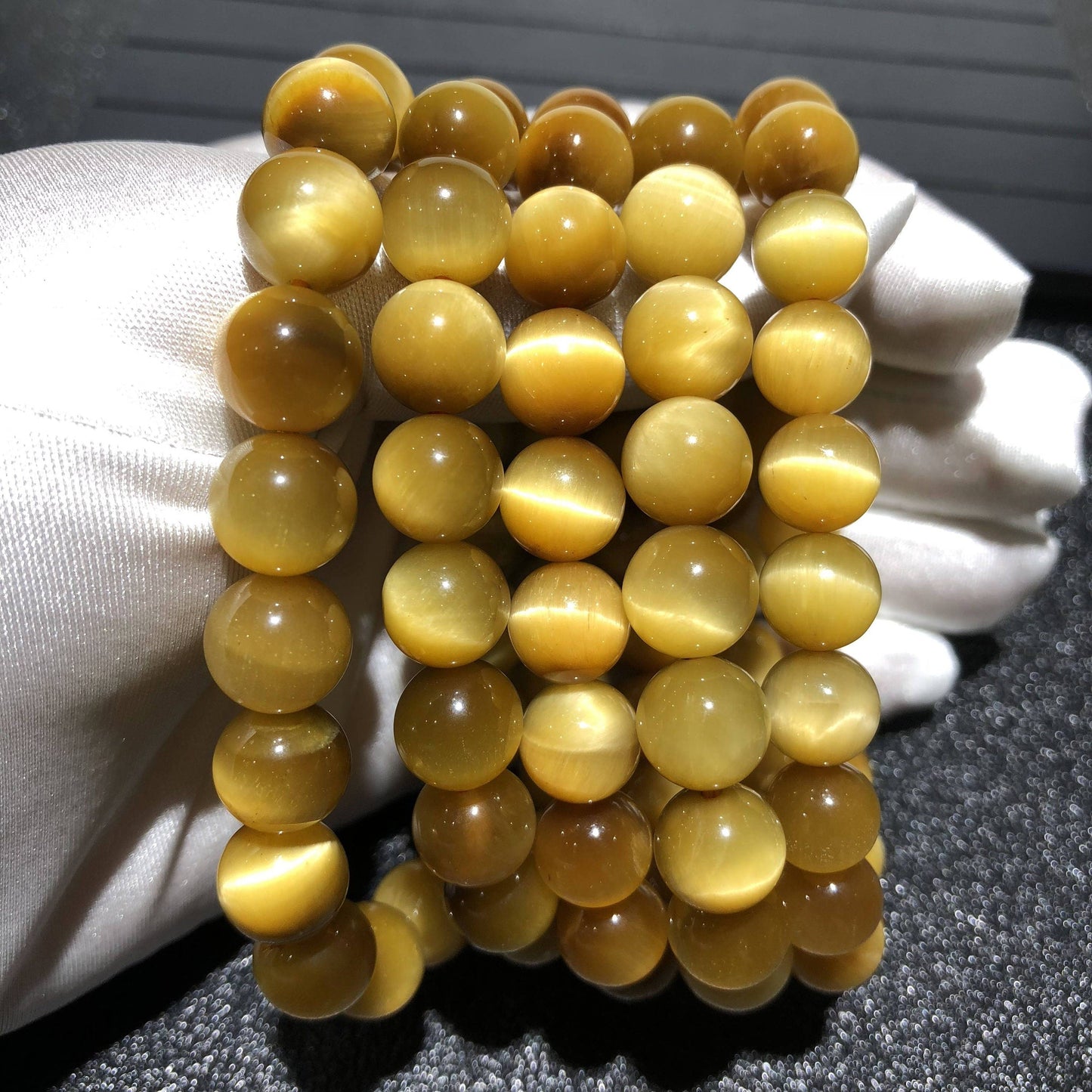 Natural Honey Tiger Eye  Round Beads Energy Gemstone Loose Beads for Jewelry Making Fashion Design AAAAA Quality