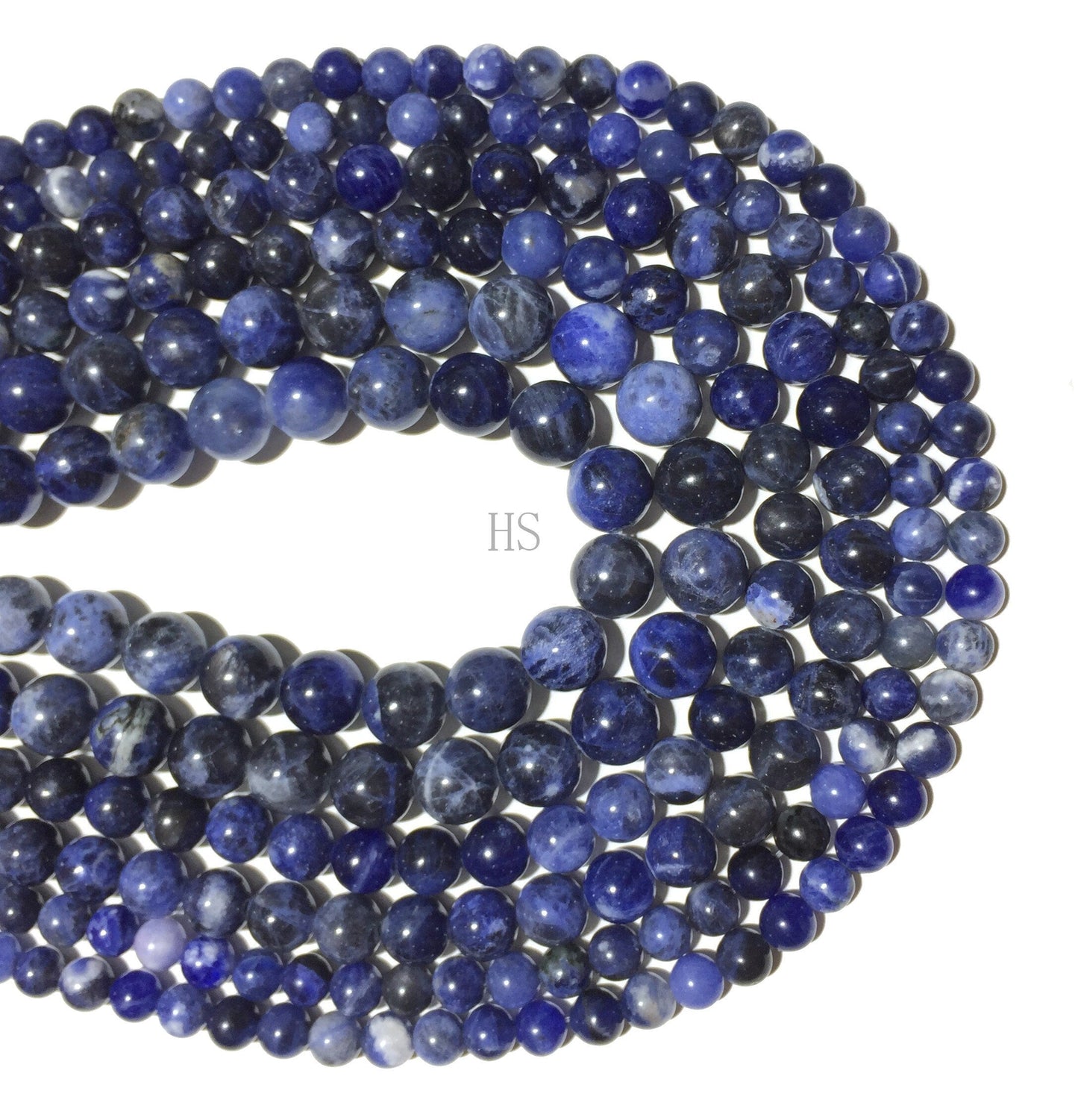 Natural Sodalite & Blue Jasper Round Beads Healing Gemstone Loose Beads DIY Jewelry Making for  AAA Quality 6mm 8mm 10mm