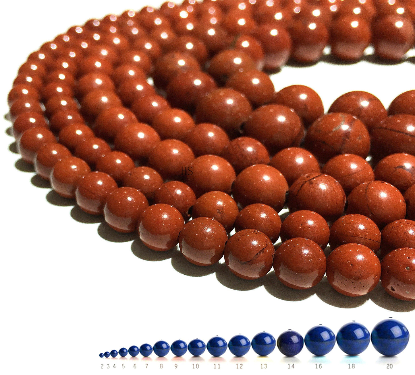 Natural Red Jasper Round Beads Healing Energy Gemstone Loose Bead DIY Jewelry Making for  AAA Quality 4mm 6mm 8mm 10mm 12mm