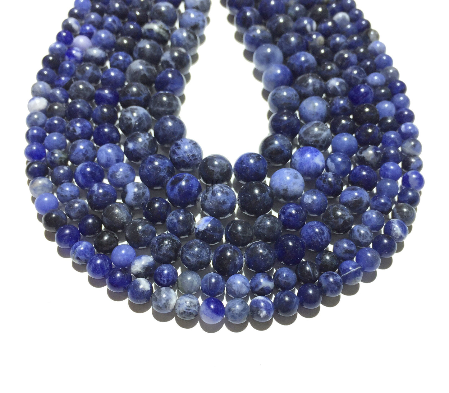 Natural Sodalite & Blue Jasper Round Beads Healing Gemstone Loose Beads DIY Jewelry Making for  AAA Quality 6mm 8mm 10mm