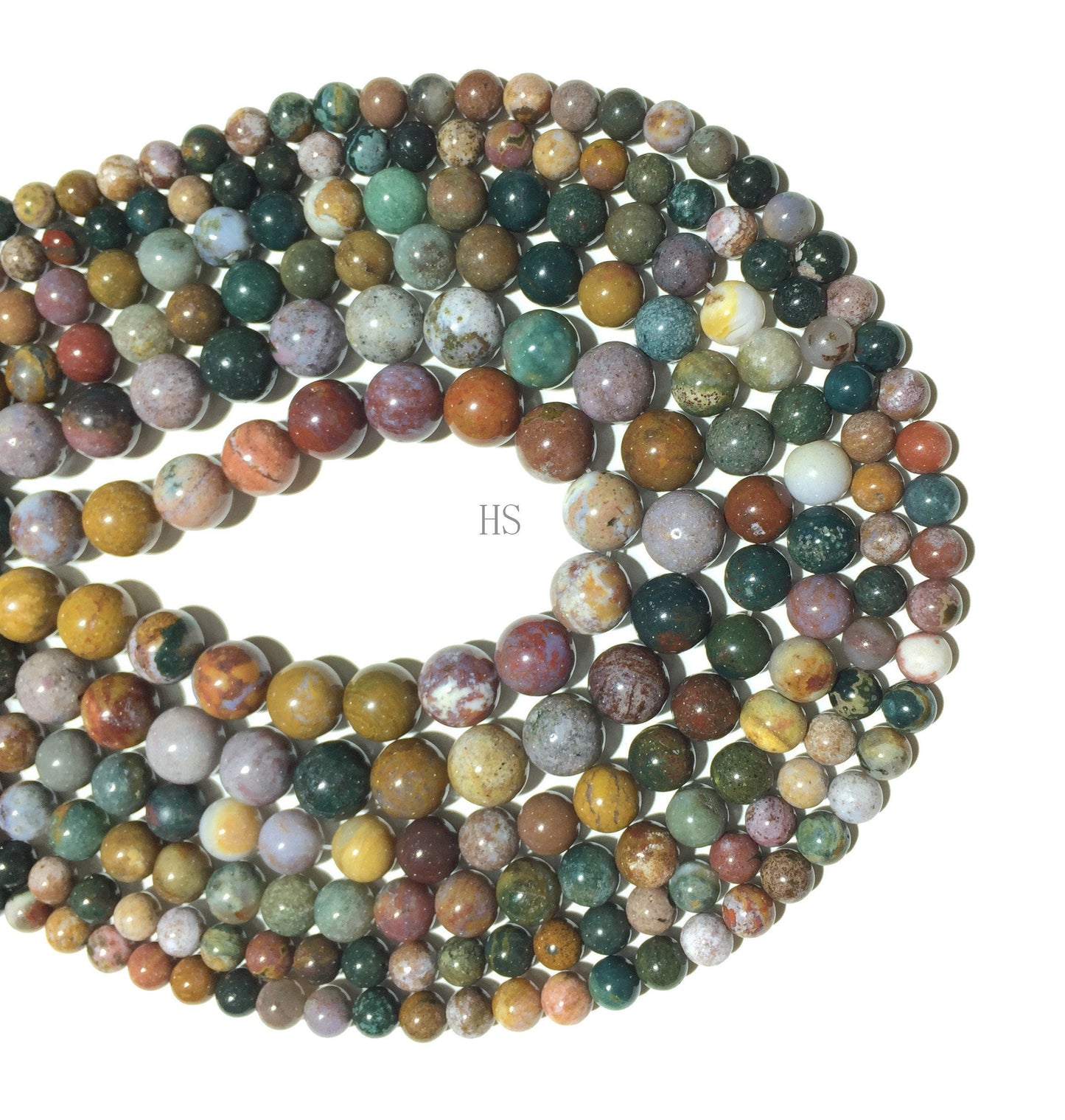 Natural Indian Agate Round Beads Healing Gemstone Loose Beads DIY Jewelry Making for  AAA Quality 4mm 6mm 8mm 10mm 12mm