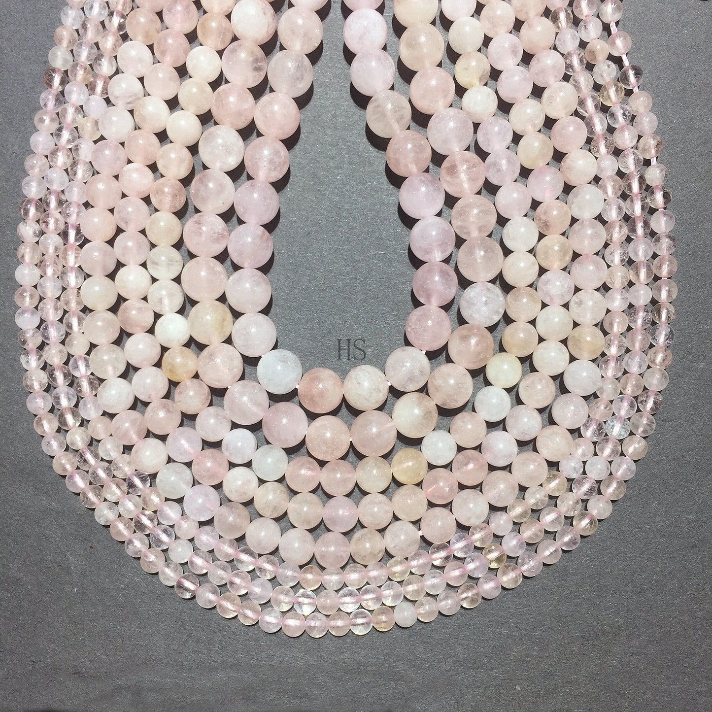 Natural Pink Morganite Highly Polished Round Beads Energy Gemstone Loose Beads DIY Jewelry Making Design for  AAAAA Best Quality 8mm